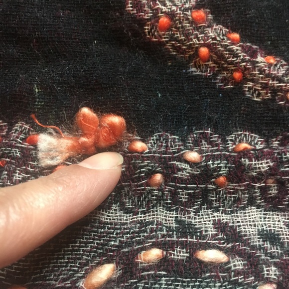 Gorgeous Free People Wrap Scarf multicolored one size - Picture 11 of 14